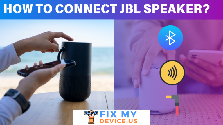 How do you connect JBL speaker