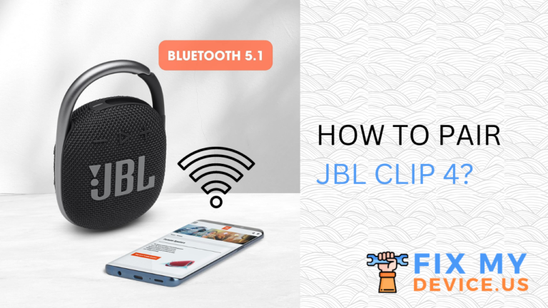 How to pair JBL clip 4