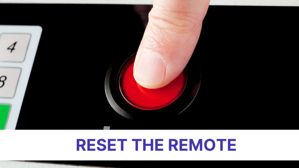 my roku remote stopped working reset remote - troubleshooting step