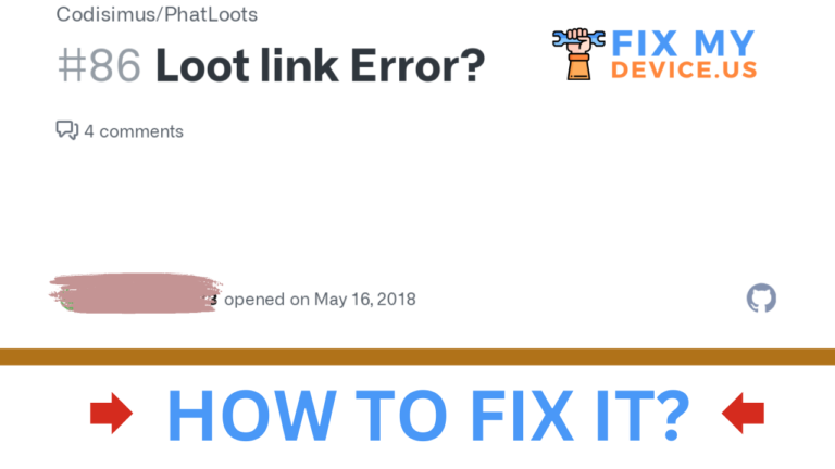 loot link error not working HOW TO FIX IT